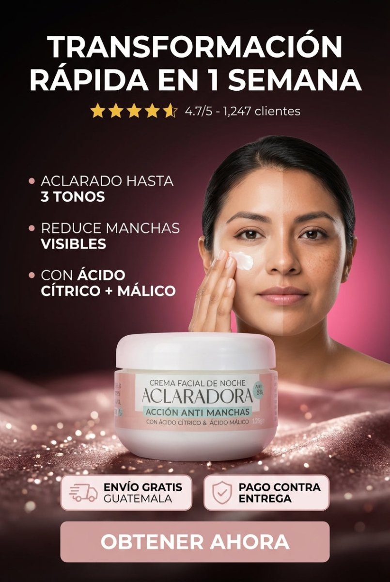 Crema Aclaradora AHA 05% - Beautyguate