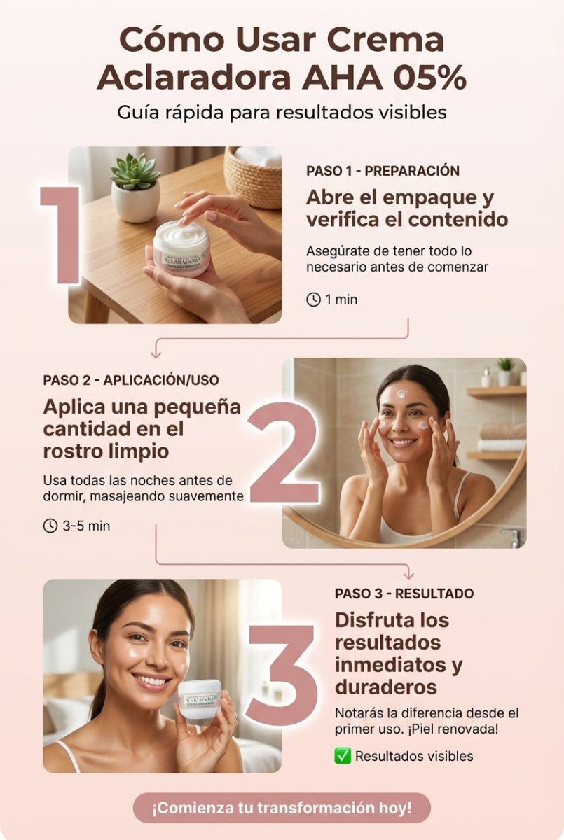 Crema Aclaradora AHA 05% - Beautyguate