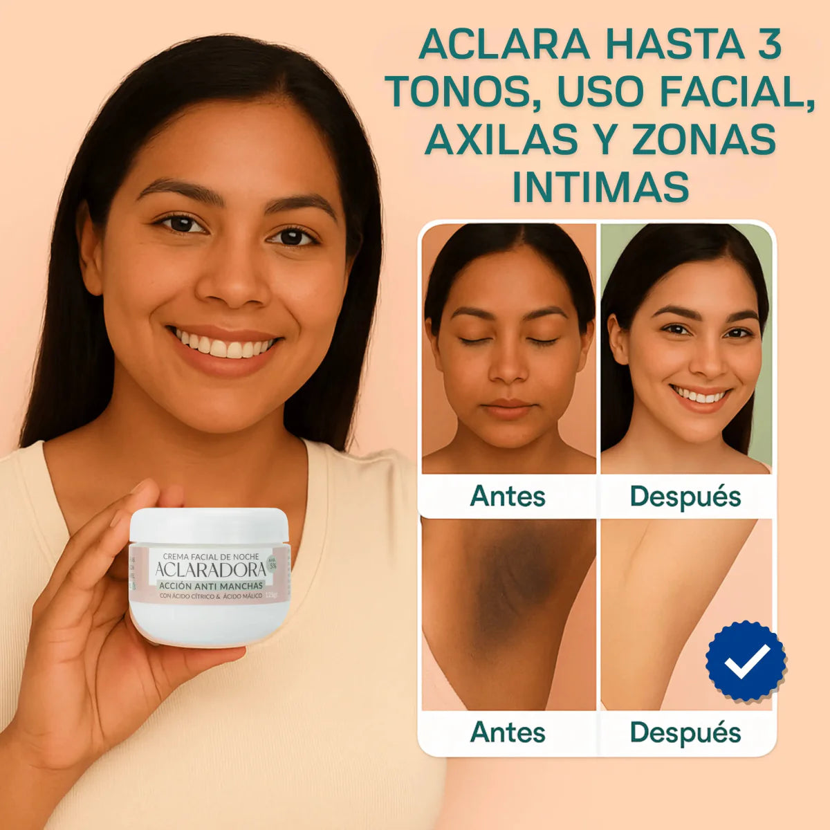 Crema Aclaradora con AHA 05% ✨ - Beautyguate