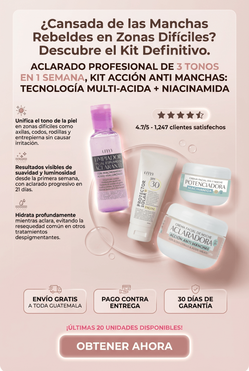 KIT ACLARANTE COMPLETO ACCION ANTI MANCHAS - Beautyguate